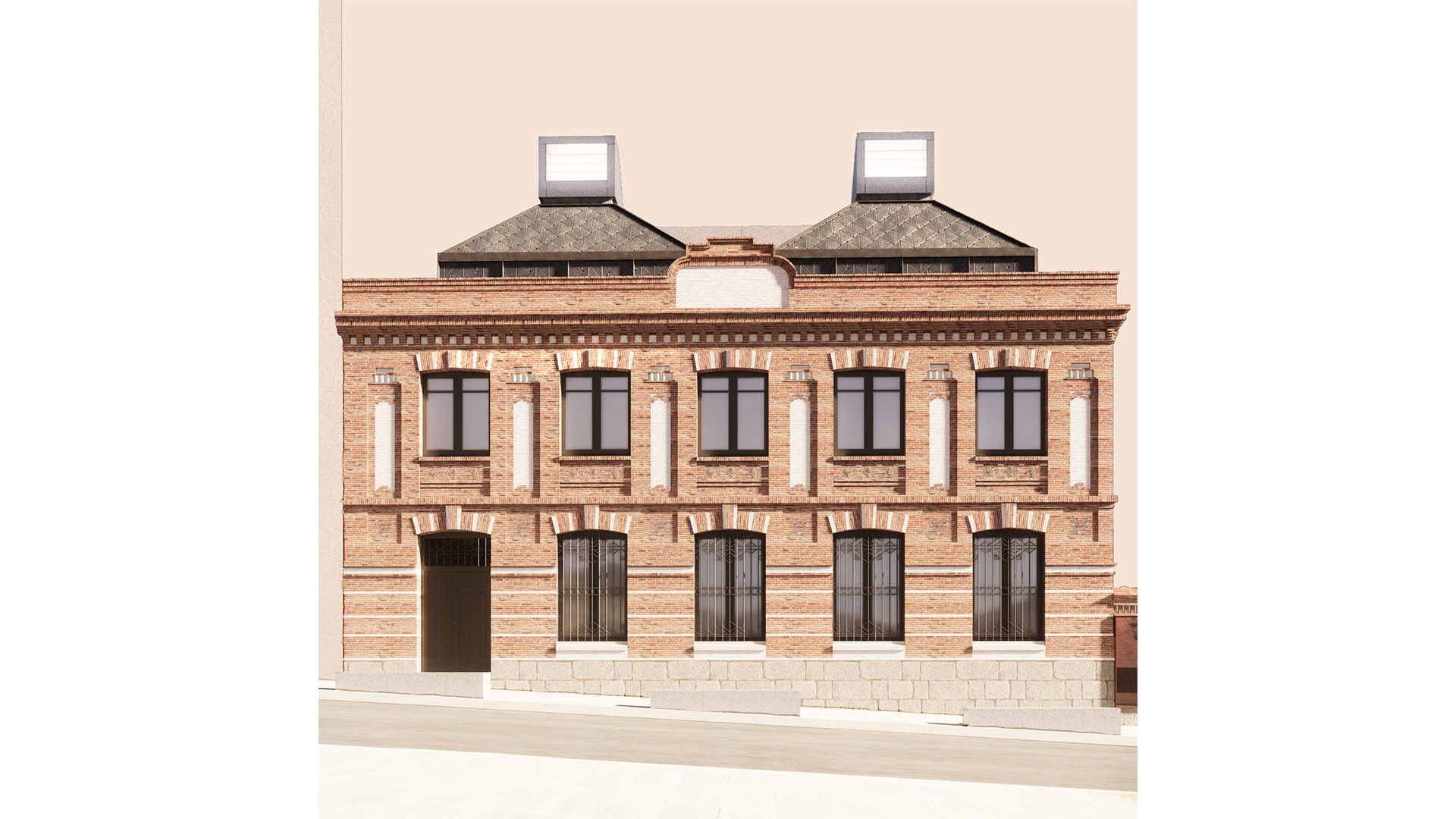 arquitectura-bioclimatica-rehabilitación-cubirta-zinc-fachada-industrial-museo-memoria-democratica-madrid-2025