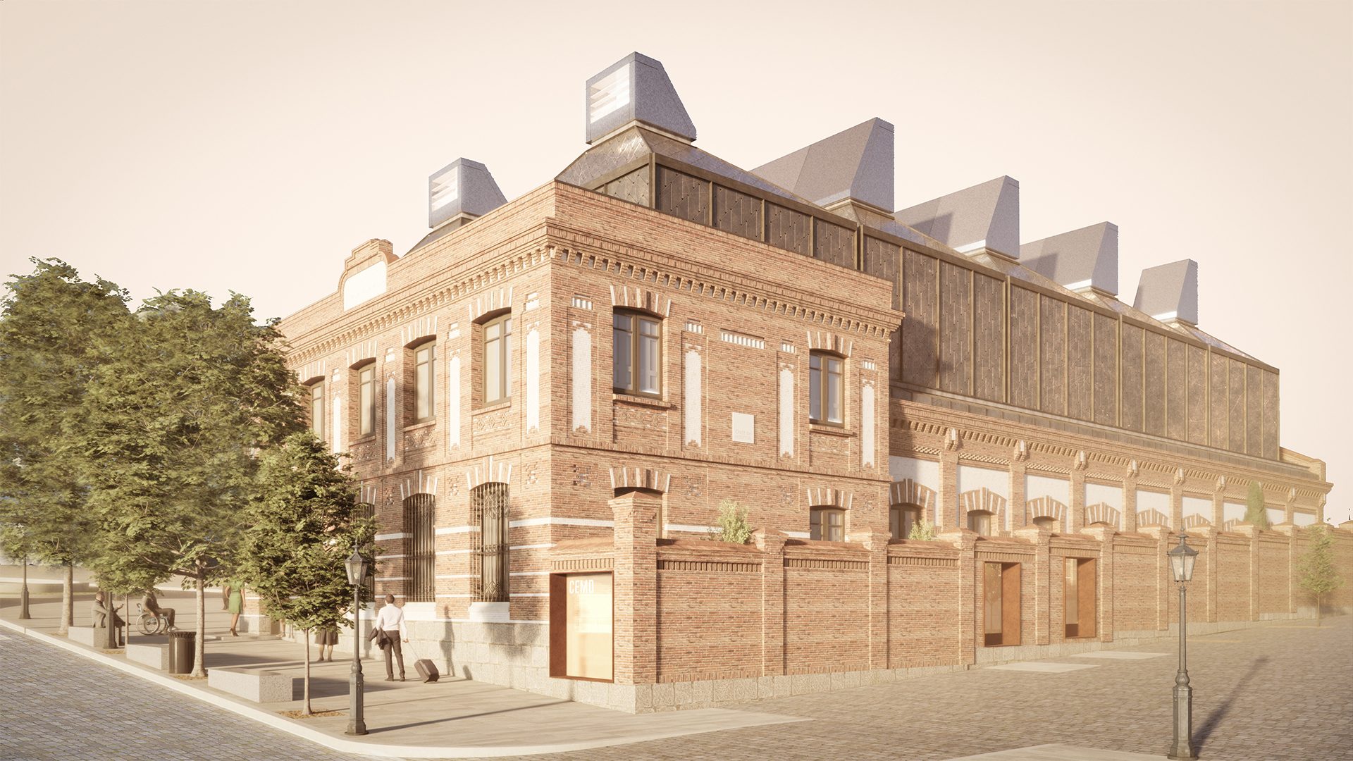 arquitectura-bioclimatica-rehabilitación-cubirta-zinc-fachada-urbana-industrial-museo-memoria-democratica-madrid-2025