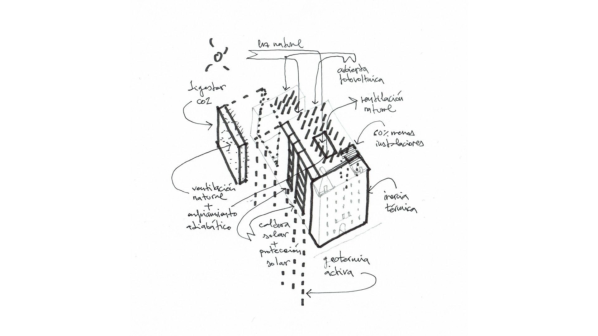 arquitectura-croquis-estrategias-bioclimaticas-rehabilitación-historico-oficinas-passivhaus-lled-ais-paseo-castellana-19-madrid-sostenibilidad-01